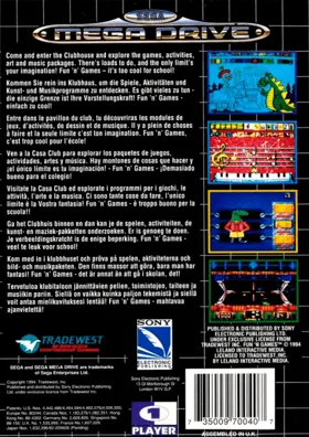 Fun 'n Games (Europe) box cover back